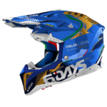 CASCO AIROH AVIATOR 3 SIX DAYS ITALIA 2025 LIMITED EDITION FIM OFFROAD TAGLIA S