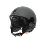 Casque Moto Jet Momo Design Fgtr Classic E2206 Mono Gris Mat/ Noir 184A7001 - immagine 8