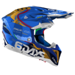 CASCO AIROH AVIATOR 3 SIX DAYS ITALIA 2025 LIMITED EDITION FIM OFFROAD TAGLIA S - immagine 3