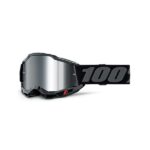 Máscara 100% ACCURI 2 Negra MX Cross Gafas Enduro Lente Plata Espejo
