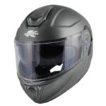 Casco Modular Kappa Kv50 Solid Titanio Abrible Doble Visera Mate Básico - immagine 9