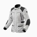 Chaqueta Moto Rev'It RevIT Voltiac 3 H2O Mujer Gris Negro Touring - immagine 5