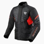 Jacke Motorrad Rev'It Duke H2O Rot Schwarz Red Black Revit Sport Touring - immagine 5