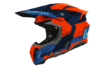 CASCO INTEGRALE AIROH TWIST 3 FANCY ORANGE BLUE GLOSS ENDURO CROSS ARANCIONE BLU
