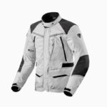 Jacke Jacket Motorrad Rev'It Revit Voltiac 3 H2O Grau Grey Schwarz Touring - immagine 4