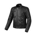 Motorrad-Jacke Mann Macna Lance 2.0 Leder Perforiert Schwarz Black Sommer Luftig - immagine 5