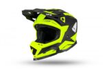 Motorradhelm Cross Enduro Motard UFO Plast He 13100 HE13100 ECHUS Gelb Fluo Sw - immagine 6