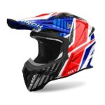 Integralhelm Airoh Aviator Ace 2 Cross Enduro Blau Rot Glänzend - immagine 5