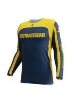 Anzug Komplett Cross Enduro Jersey Hose Shot Contact Mythic Blue Yellow - immagine 2
