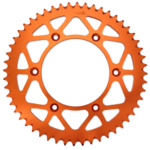 Couronne PBR ERGAL KTM Orange 52 Dents Enduro Cross Z52 Transmission 899 52 L6