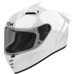 Casco Integral Moto Airoh Connor Color Blanco Brillante Touring Street