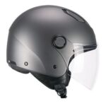 Casco Jet Ska-P 1LHA Luke Mono Gris Antracita Satinado Scooter City ECE 22.06
