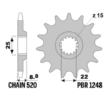 PIGNONE PBR KTM 13 ZÄHNE STAHL Z13 COD.1248 13 18NC