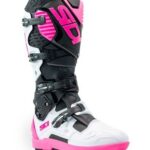 Bottes Moto Offroad Sidi Crossfire 3 SRS Enduro Noir/Blanc/Rose CROSS 2025
