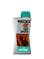 Olio Moto Motorex Top Speed 4T 15W 50 100% Sintético 1 Litro Altas Prestaciones