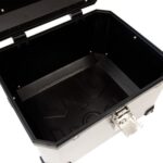 Bauletto Moto 38L Top Case Xplor Kunststoff Farbe Aluminium Platte Abs KS520A - immagine 3