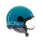 Casque Moto Jet Momo Design Fgtr Classic Candy Lake E2206 Bleu/Blanc - immagine 3