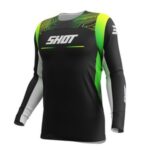 Anzug Komplett Baby Cross Enduro Jersey Hose Shot Contact Kid Apex Neon Ylw