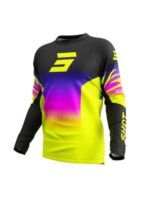 Komplette Cross Enduro Anzug Shirt Hose Shot Devo X - Trem Neon Gelb