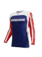 Tuta Complète Cross Enduro Maillot Pantalons Shot Contact Mythic Bleu Rouge - immagine 2