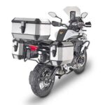 Bauletto GIVI ALA56A Trekker Alaska Aluminio 56 Litros Monokey Plata - immagine 2