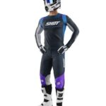 Tuta Completa Cross Enduro Camiseta Pantalones Shot Contact Apex Blue