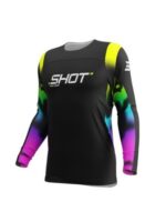 Traje Completo Niño Cross Enduro Camiseta Pantalón Shot Contact Kid Nitro Black