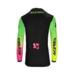 Maillot Motocross Enduro Offroad Acerbis MX J-Track Stabi Fuchsia-Jaune Fluo - immagine 5
