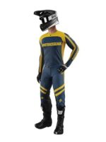 Tuta Complète Cross Enduro Maillot Pantalons Shot Contact Mythic Bleu Jaune