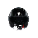 Casque Moto AGV Jet Eteres Levanto Noir Argent Bleu Visier Parasole - immagine 7