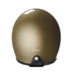 Casco Jet Moto Stormer Quartz Glitter Oro Cafe Racer Custom Vintage Retro - immagine 2