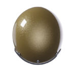 Casco Jet Moto Stormer Quartz Glitter Oro Cafe Racer Custom Vintage Retro - immagine 3