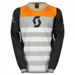 Camisa Scott Evo Race Junior Negra Naranja Cross MX Enduro Niño
