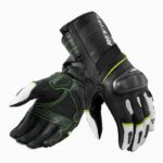 Gants Moto Revit Rev'It Rsr 4 Sport Racing Noir Jaune Black Fluo Cuir - immagine 5