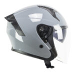 Casco Jet Ska-p 1LHA Jedi Mono Gris Cemento Pulido Scooter City Ece 22.06 Skap