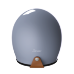 Casque Jet Moto Stormer QUARTZ Nardo Grey Glossy Cafe Racer Custom Vintage Rétro - immagine 2