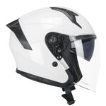 Casque Jet Ska-P 1LHA Jedi Mono Blanc Brillant Scooter City ECE 22.06 SKAP