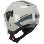 Casque Jet CGM 126G Iper City Gris Bigio Scooter ECE 22.06 Moto Urban - immagine 2