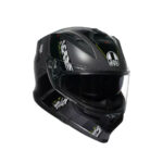 Casque Moto Intégral AGV K7 Kyber Gris Mat/Jaune Fluo