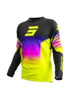 Tuta Completa Cross Enduro Camiseta Pantalones Shot Devo X - Trem Amarillo Neón - immagine 14