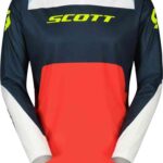 Jersey Scott Evo Race Sail Blue Fast Red MX Cross Enduro Moto-Cross Rot Blau