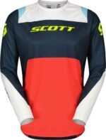 Jersey Scott Evo Race Sail Blue Fast Red MX Cross Enduro Moto-Cross Rot Blau