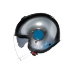 Motorradhelm AGV Jet ETERES Levanto Black Silber Blue Visier Sonnenschirm - immagine 5