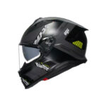 AGV K7 Kyber Integralhelm Matt Grau/Gelb Fluo - immagine 4