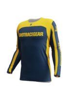 Tuta Completa Cross Enduro Camiseta Pantalones Shot Contact Mythic Azul Amarillo - immagine 18