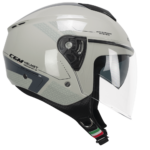 Casco Jet CGM 126G Iper City Gris Bigio Scooter ECE 22.06 Moto Urban